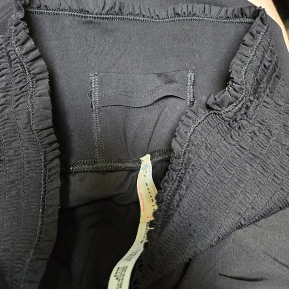 Free People Movement FP Black Ruched Waist Leggings - Picture 6 of 8